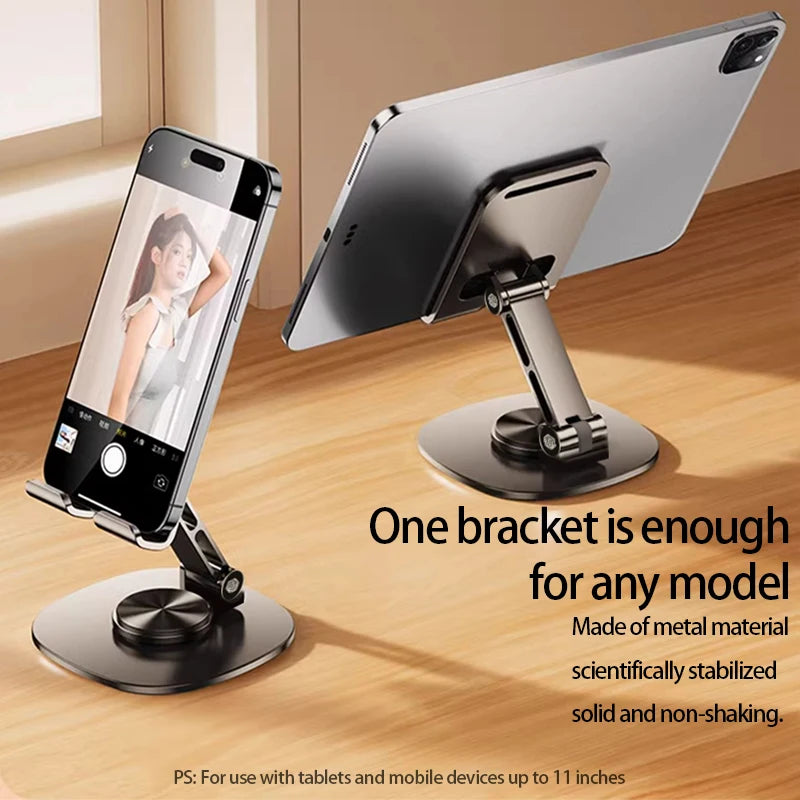 Rotating 360 Adjustable Foldable Cell Phone Desktop Stand