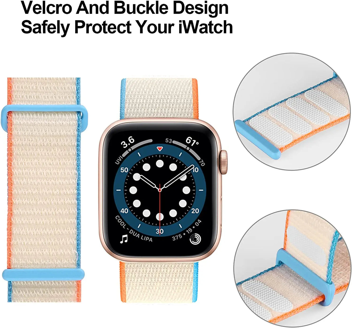 Apple Watch Nylon Soft Breathable Bands