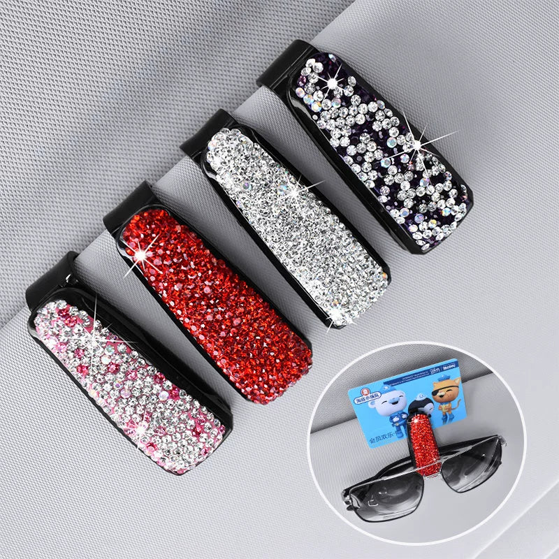 Cute Diamonds Multifunctional Sun shade Clips For Glasses