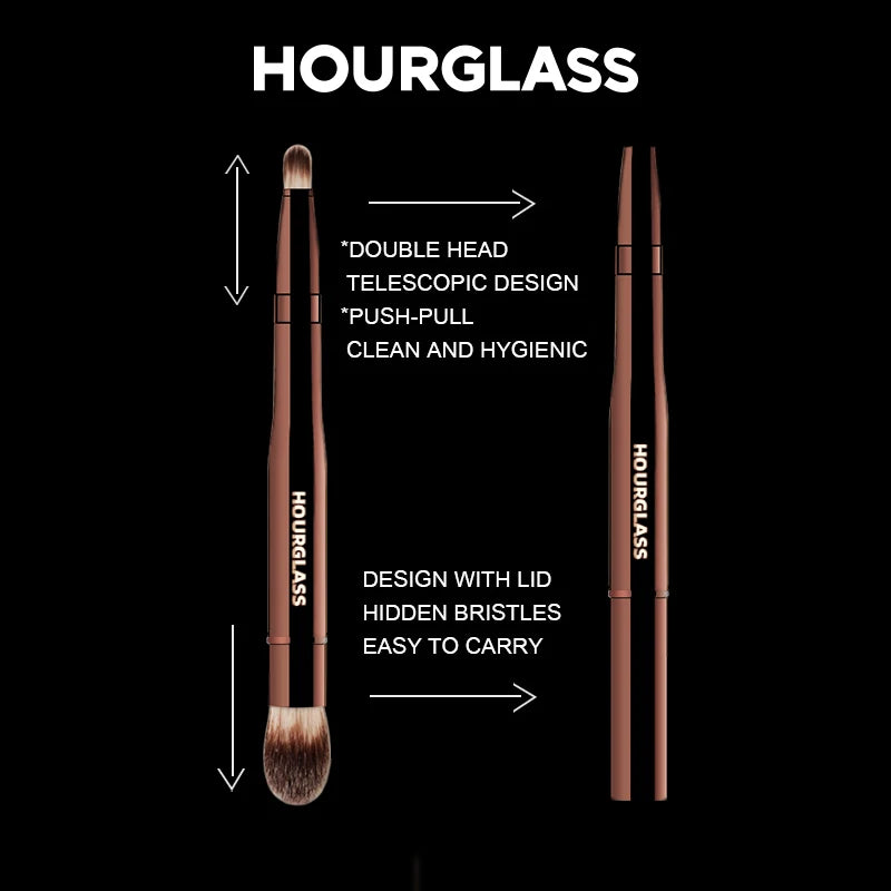 Hourglass Multifunctional Double-Headed Facial Concealer & Highlight Makeup Brush