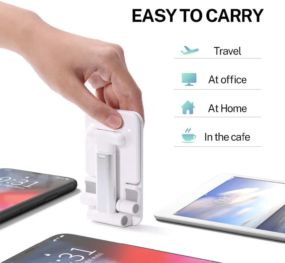 New Universal Mobile Phone & Tablet Adjustable Holder Desktop Stand