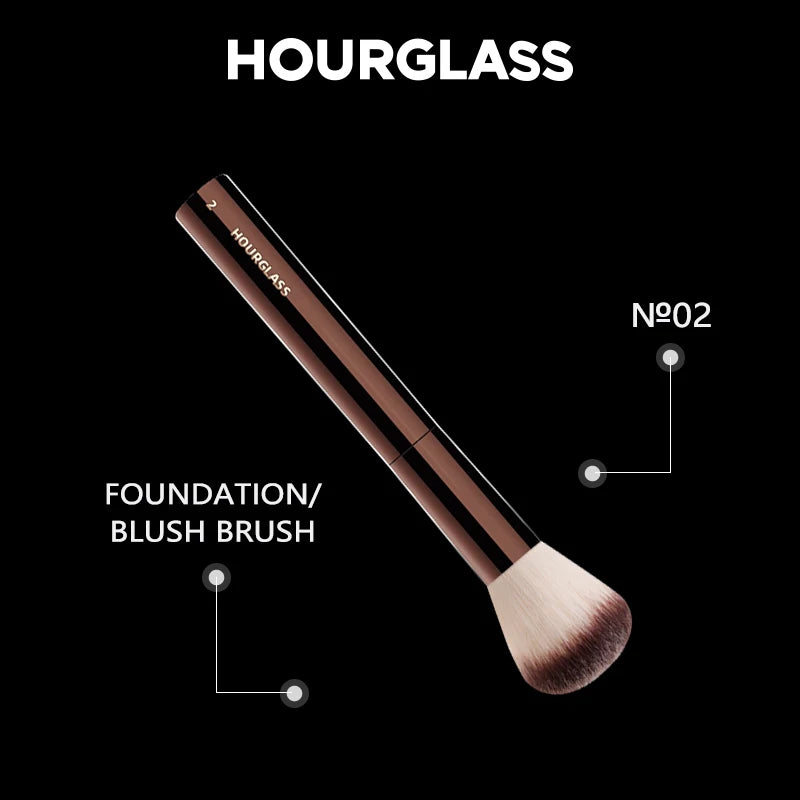 Hourglass No.2 Foundation & Blush Soft Bristle Design Makeup Brush