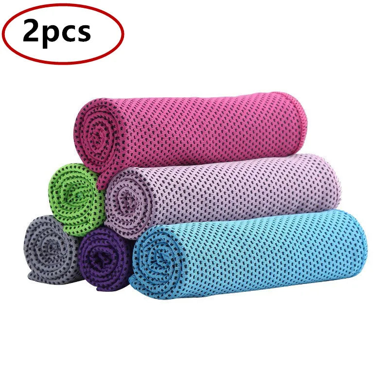 Quick Dry Foldable Active Fitness Yoga Microfiber Cooling Towels