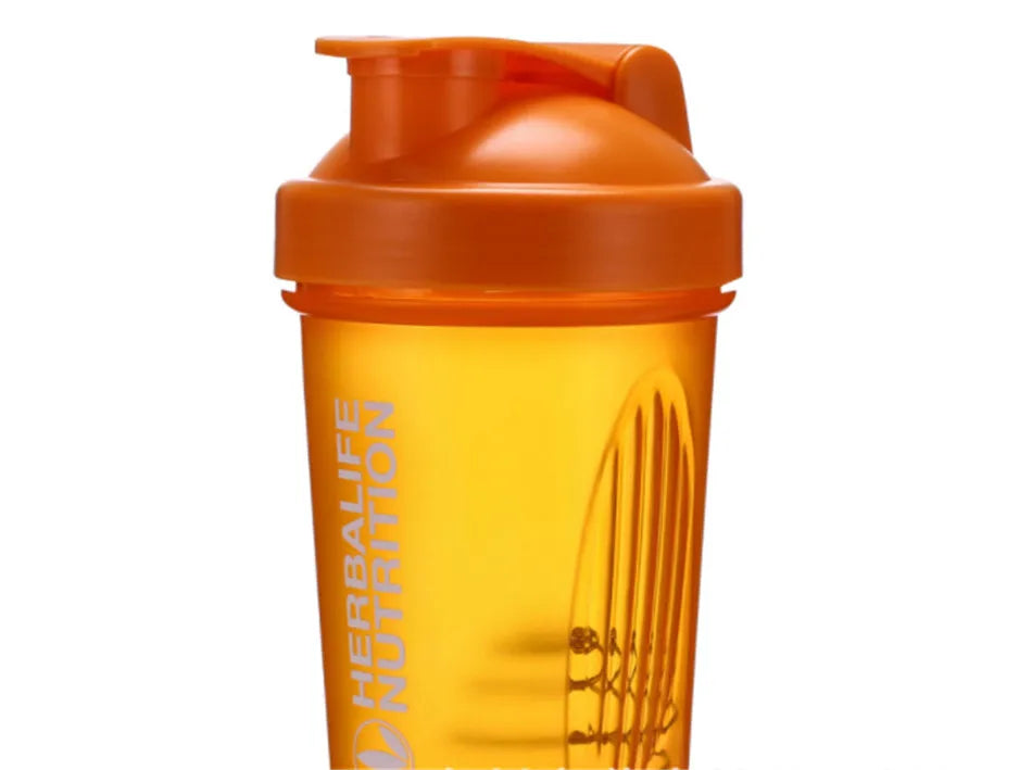 Sports Fitness Protein Shaker Mixing Drink Portable Bottle 400ML