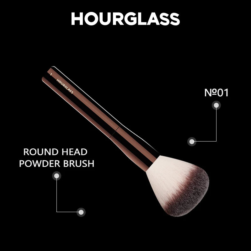 Hourglass No.1 Round Head Soft Skin-friendly Fashion Makeup Brush