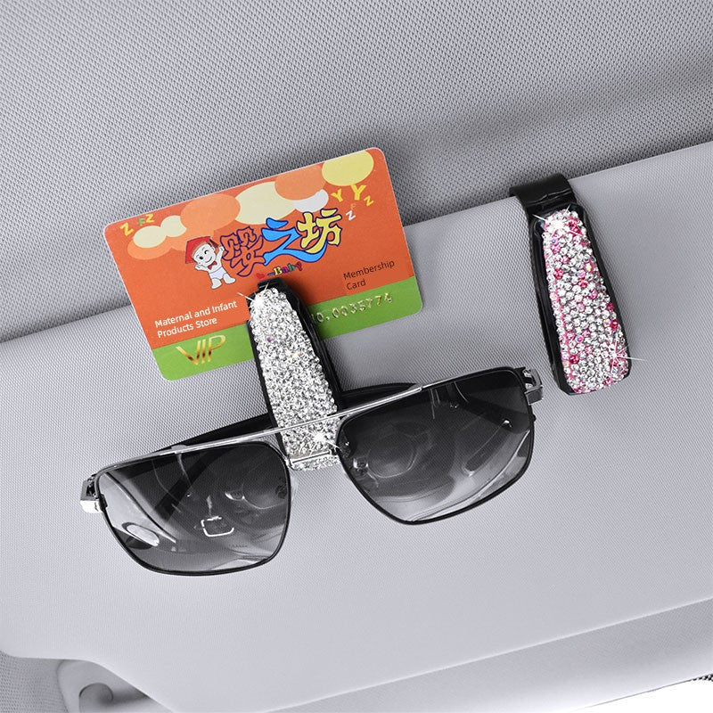 Cute Diamonds Multifunctional Sun shade Clips For Glasses