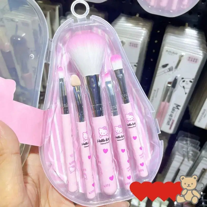 Anime Cartoon Girl's Fashion Makeup Brush Set with Box