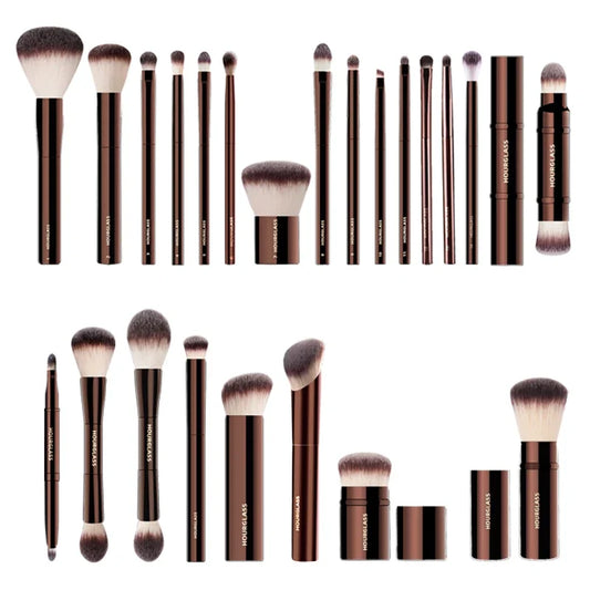 Hourglass Blush Foundation Eyeshadow Eyebrow Eyeliner Concealer Makeup Brushes