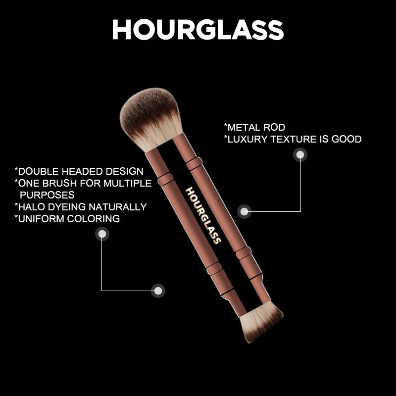 Hourglass Multifunctional Double-Ended Foundation & Loose Powder Makeup Brush