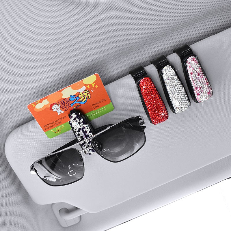 Cute Diamonds Multifunctional Sun shade Clips For Glasses