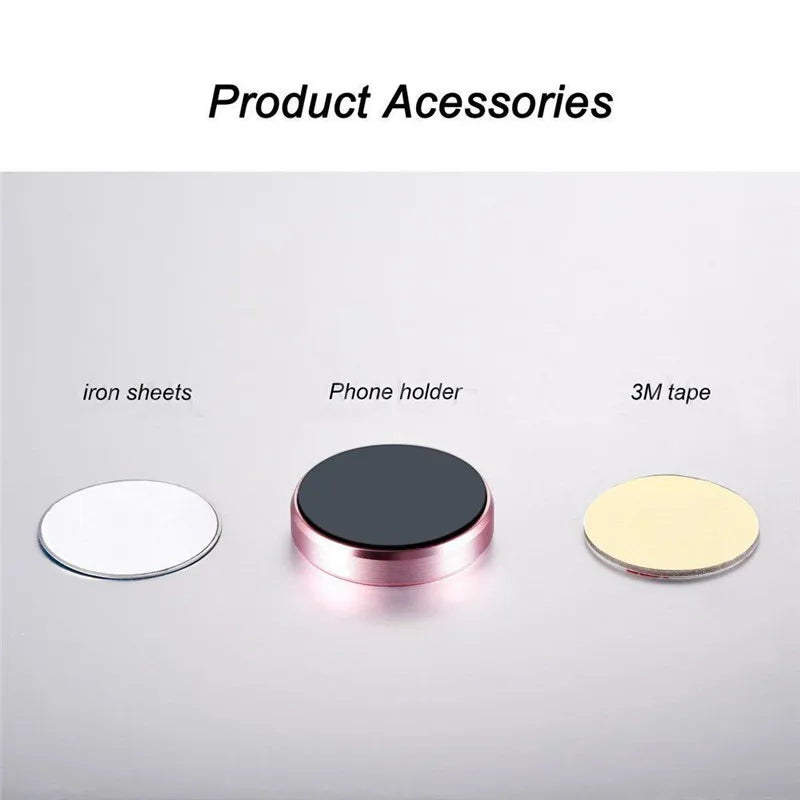 Round Magnetic Mobile Phone Mount Holder Stand