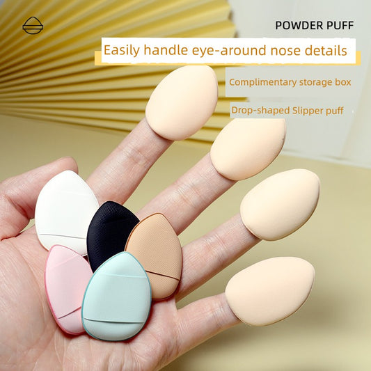 Thumb Concealer Blush Small Slippers Sponge Puff for Makeup