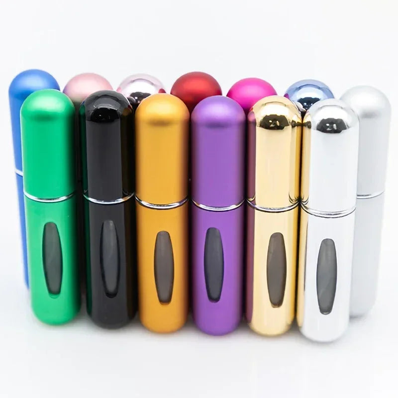 5ml Mini Aluminum Empty Refillable Perfume Bottle Travel Container