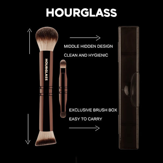 Hourglass Multi-Function Powder Foundation Concealer Eyeshadow Portable Makeup Brush