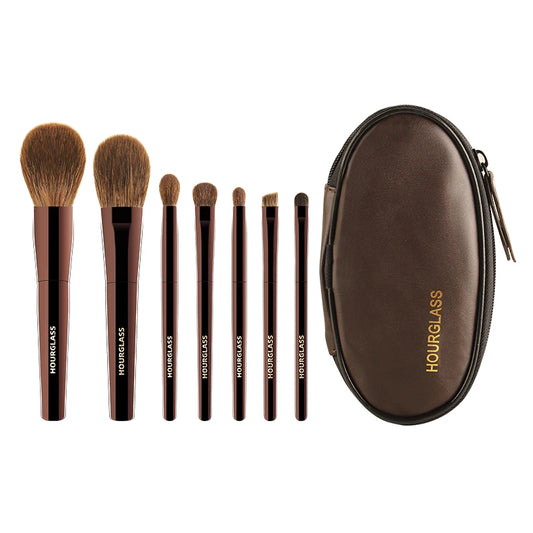 Hourglass 7 Pcs Set Mini Portable High Quality Powder Makeup Brush