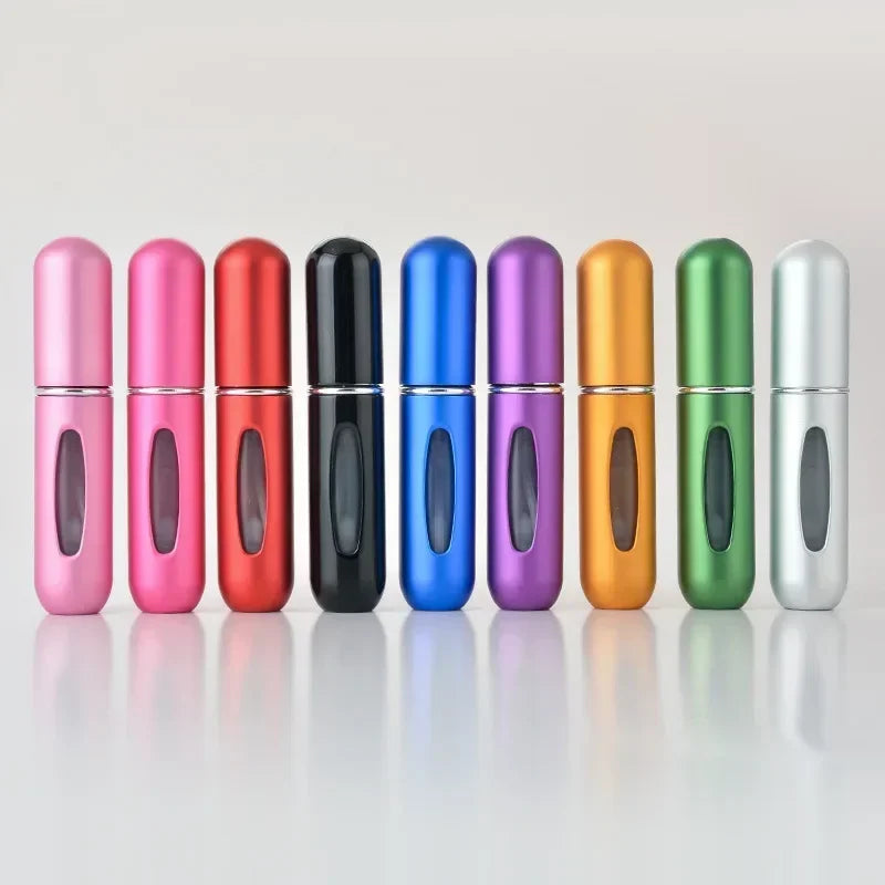 5ml Mini Aluminum Empty Refillable Perfume Bottle Travel Container