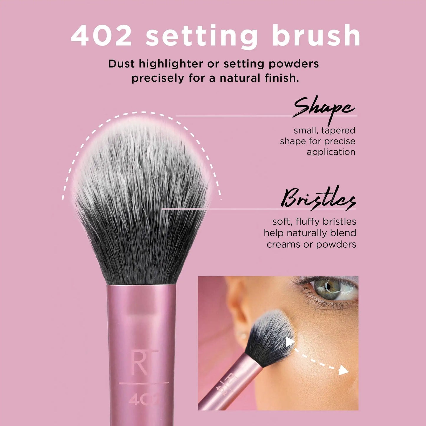 Cosmetic Soft Bristle Makeup Brushes Real Techniques Tool Set 1997