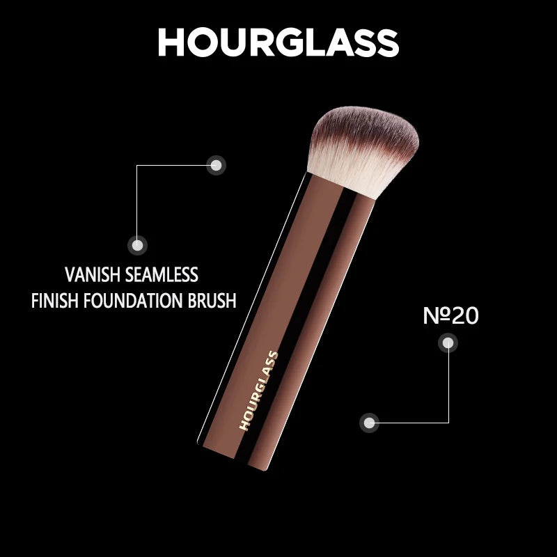 Hourglass No. 20 Vanish Seamless Finish Foundation Soft Bristle Design Makeup Brush