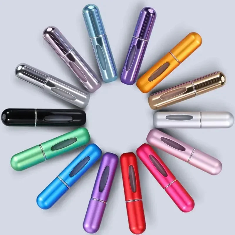 5ml Mini Aluminum Empty Refillable Perfume Bottle Travel Container