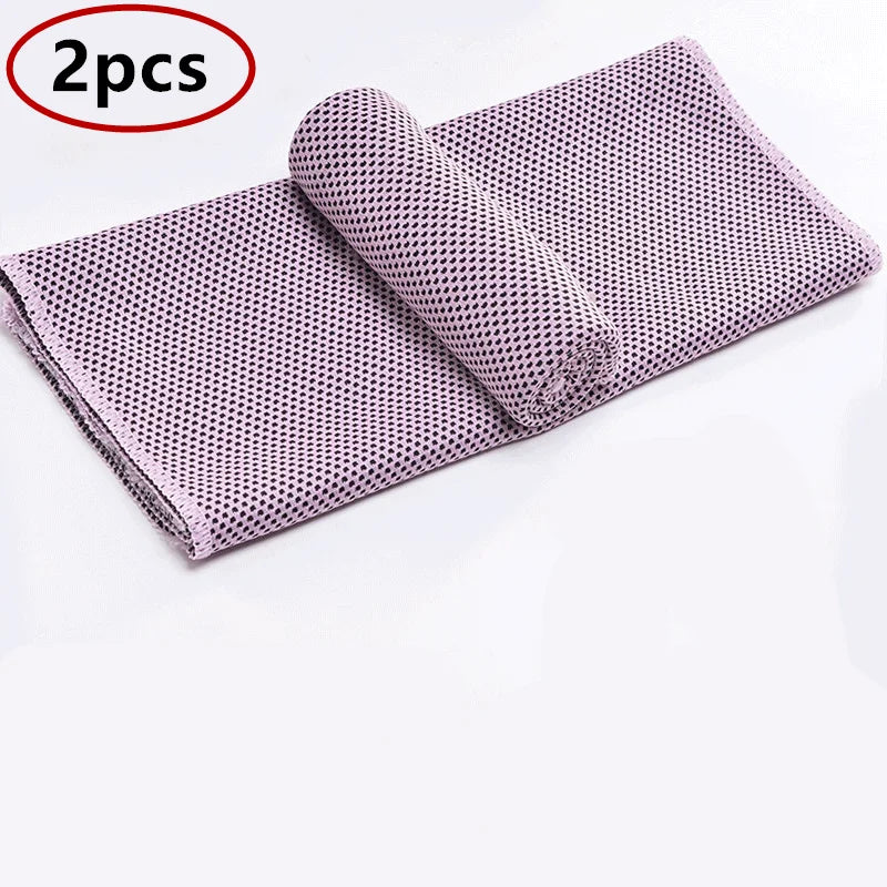 Quick Dry Foldable Active Fitness Yoga Microfiber Cooling Towels