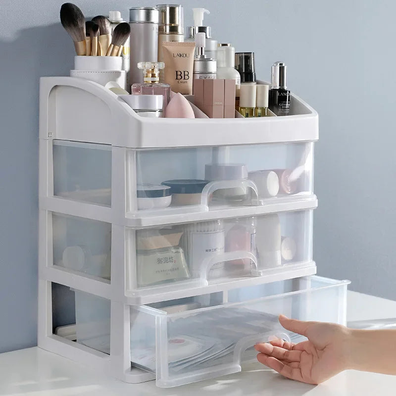 Makeup Vanity Storage Organizers Container With Drawers