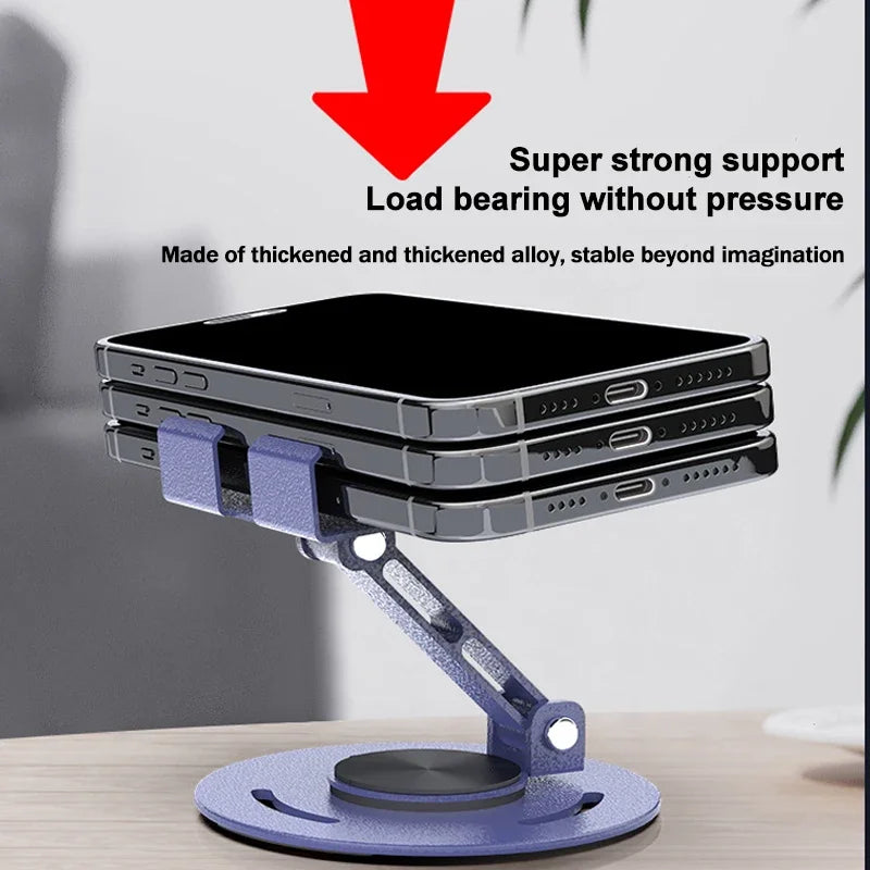 Mobile Phone Holder 360 ° Rotating Folding Stable Anti Fall Bracket Universal Stand