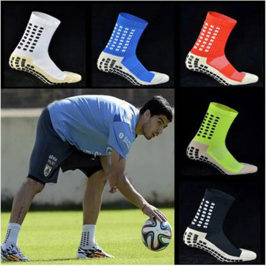 Men Anti Slip Professional Nylon Breathable Sport Socks