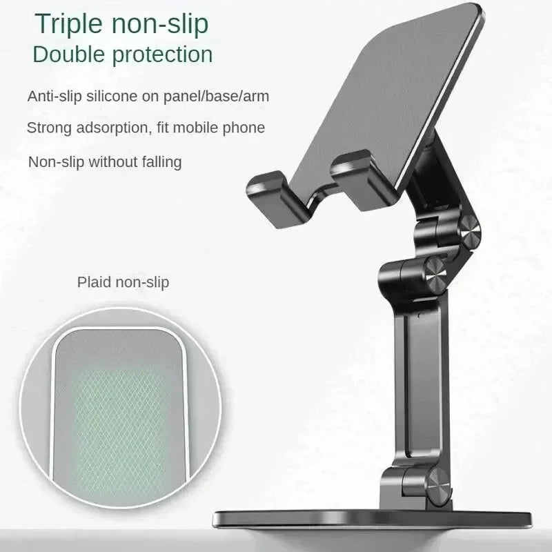 Universal Mobile Phone & Tablet Adjustable Foldable Desktop Holder Stand