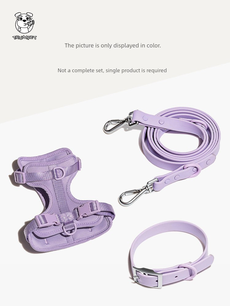 Pet Waterproof Hand Holding Vest Style Chest Strap & Leash Set