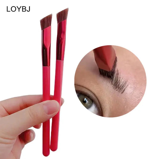 Wild Red Multifunction Simulated Contour Square Makeup Brushes