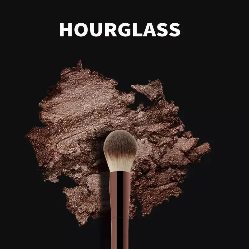 Hourglass 10pcs Set Powder Sculpting Diagonal Eye Shadow Concealer Nose Eye Makeup Brushes