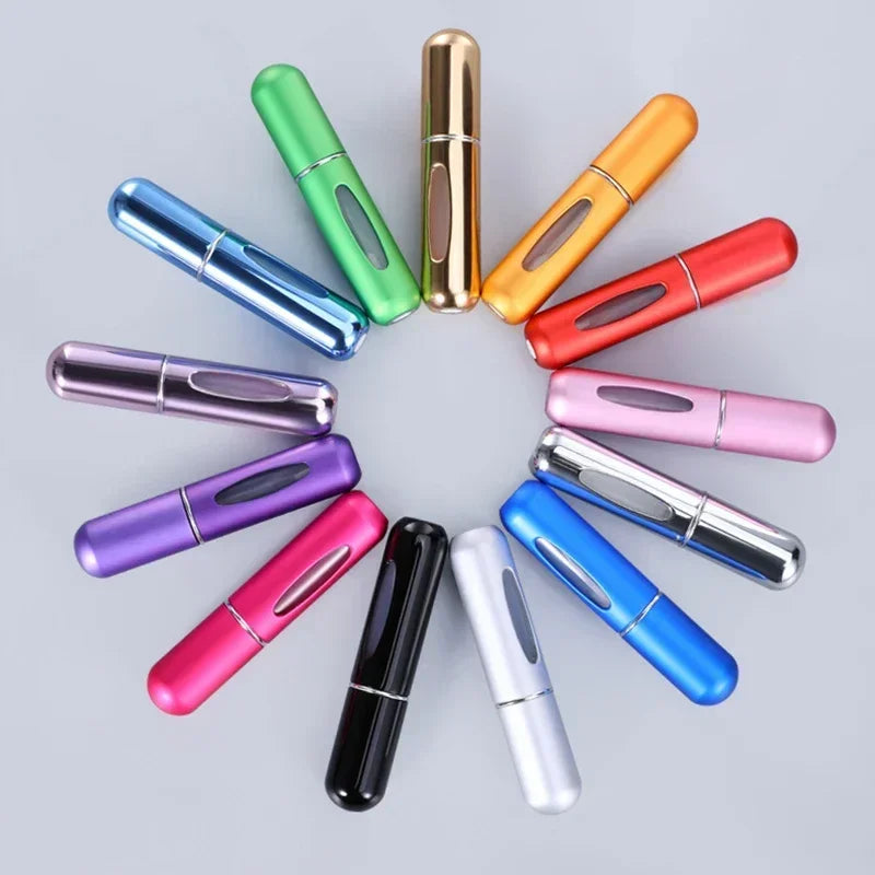 5ml Mini Aluminum Empty Refillable Perfume Bottle Travel Container