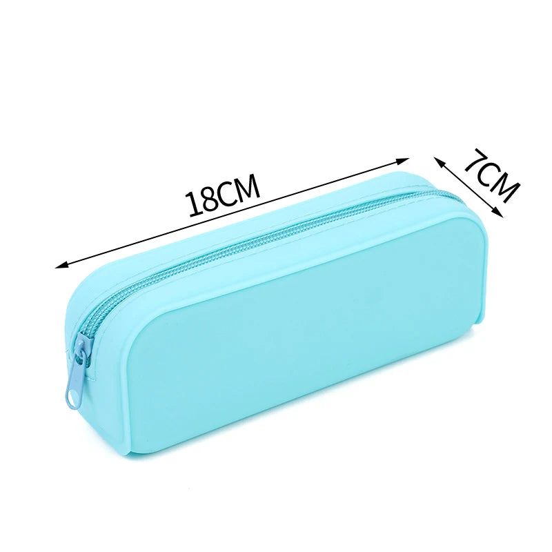 Soft Silicone Large Capacity Waterproof Makeup Brush Storage Box