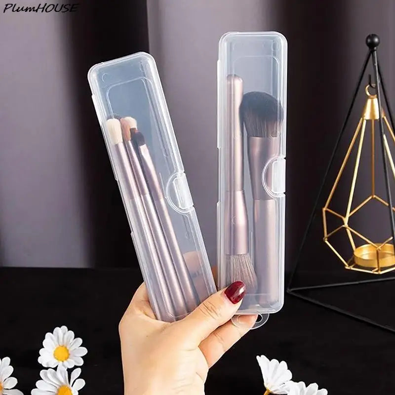 Portable Transparent Organizer Storage Makeup Brush Accessories