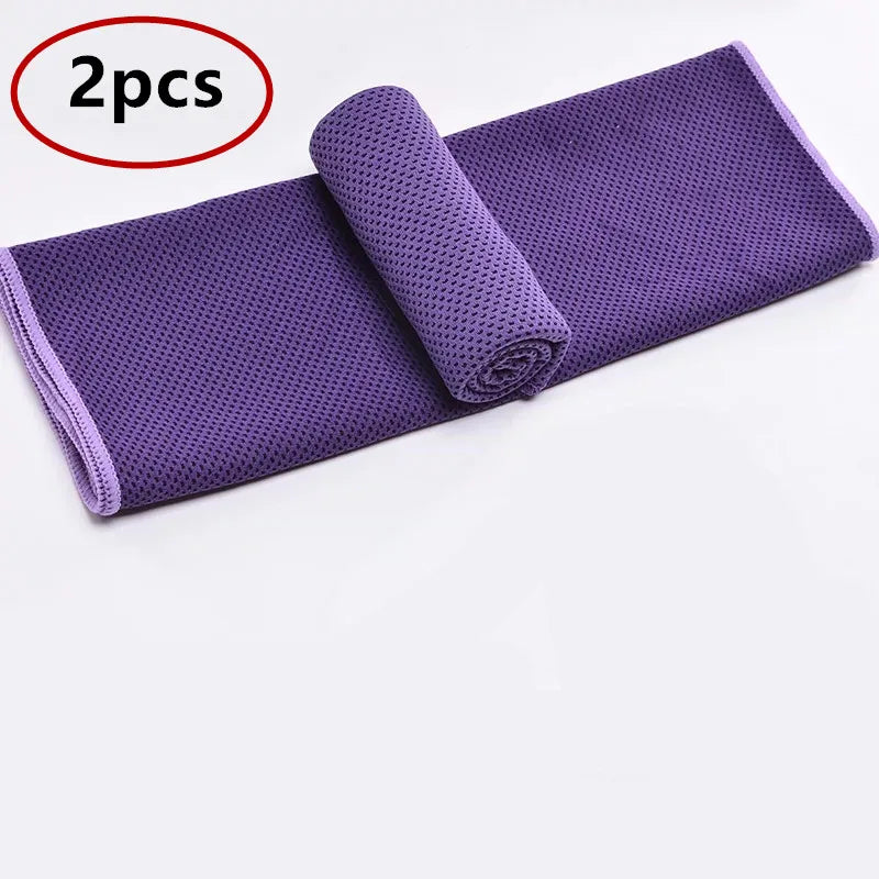 Quick Dry Foldable Active Fitness Yoga Microfiber Cooling Towels