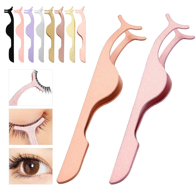 Professional False Eye Lash Extension Applicator Tool Auxiliary Clip