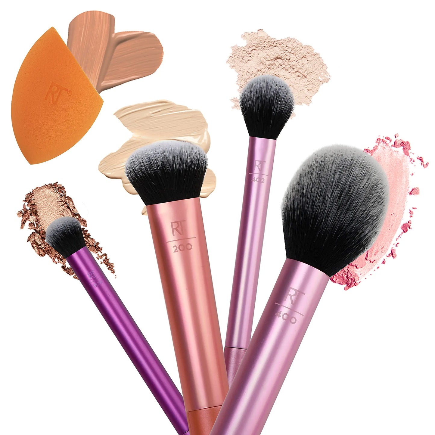 Cosmetic Soft Blending Bristle Makeup Brushes Real Techniques Tool Set