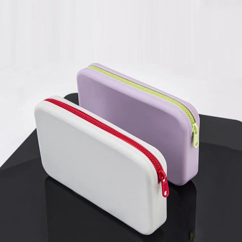 Cosmetic Silicone Portable Storage Organizer Waterproof Travel Makeup Bag