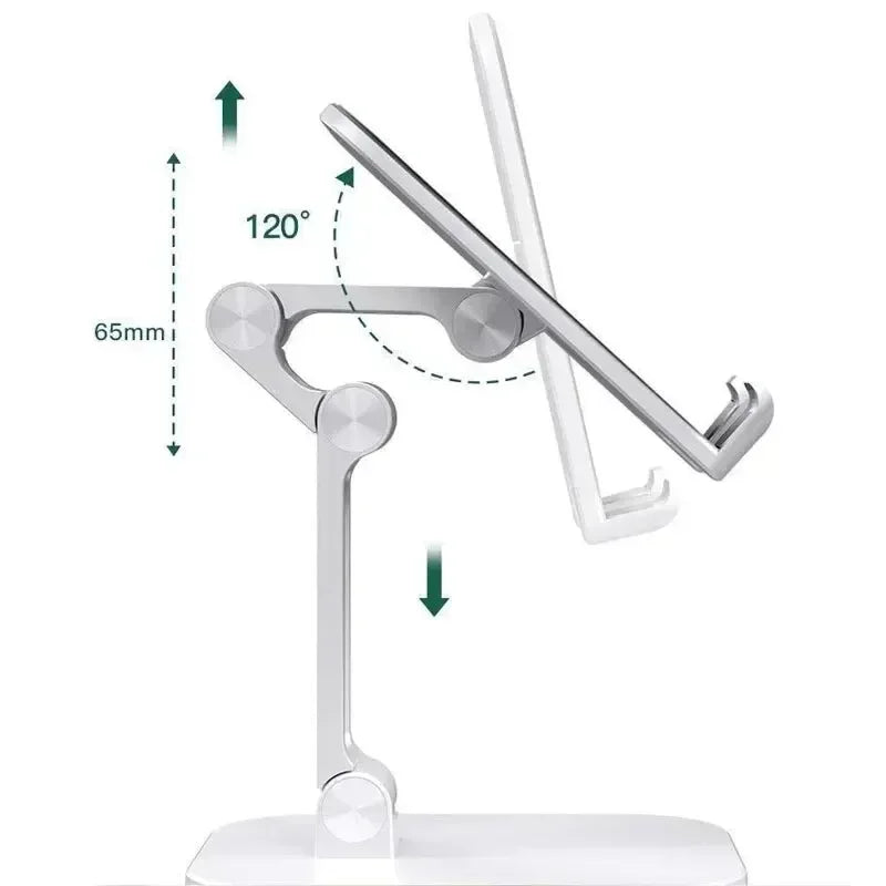 Universal Mobile Phone & Tablet Adjustable Foldable Desktop Holder Stand