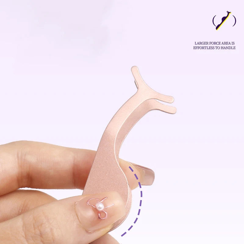 Professional False Eye Lash Extension Applicator Tool Auxiliary Clip