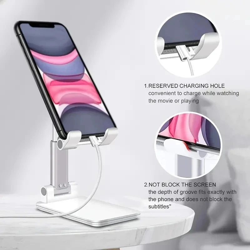 New Desk Mobile Phone Stand Adjustable Desktop Tablet Universal Phone Stand