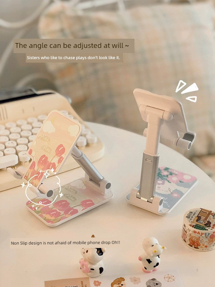 Cute Cartoon Adjustable Desktop Stand Holder For Mobile Phone & Tablet Stand