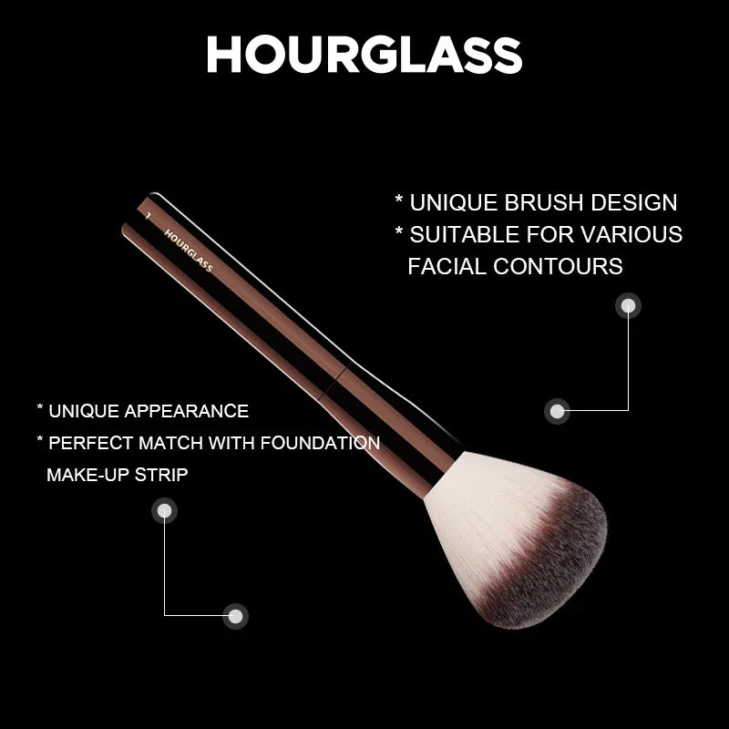 Hourglass - No.1 Round Head Powder Soft Bristle Design Single Face Makeup Brush