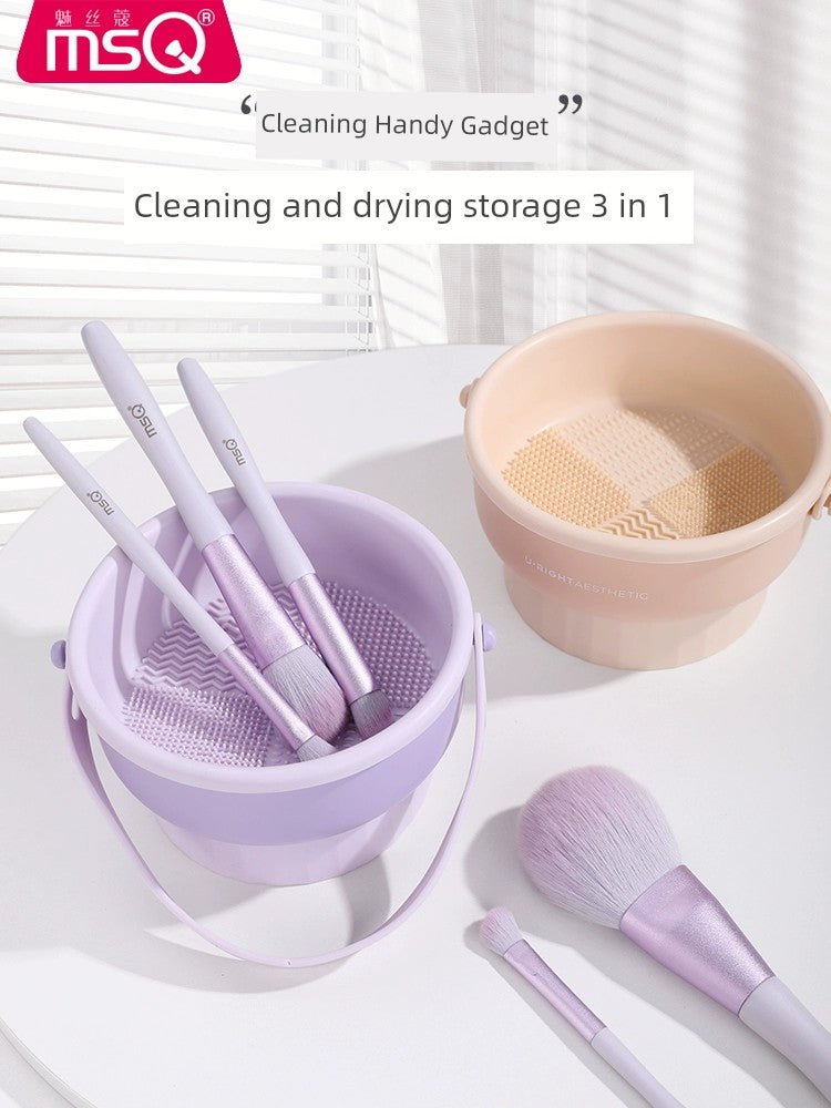 MSQ Silicone Cleaning Tools Do Not Hurt Hair Makeup Brush