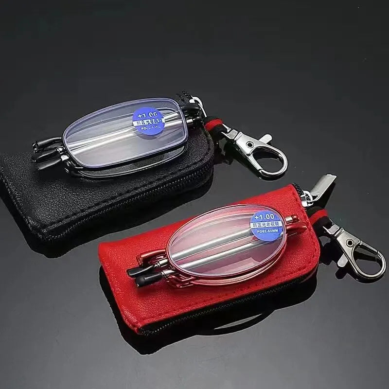 High-Definition Ultralight Resin Portable Foldable Reading Glasses Unisex