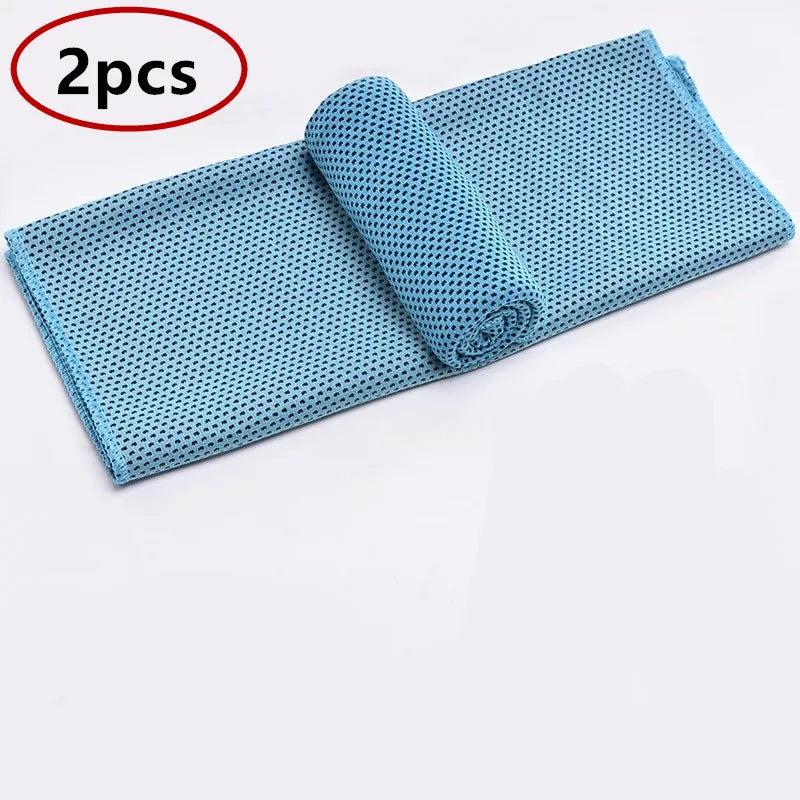 Quick Dry Foldable Active Fitness Yoga Microfiber Cooling Towels