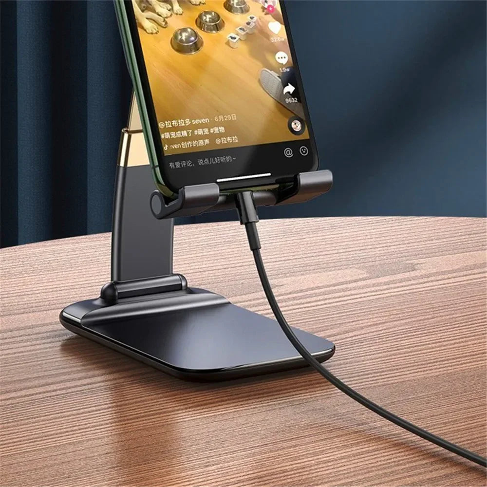 Foldable Metal Desktop Mobile Phone & Table Portable Stand