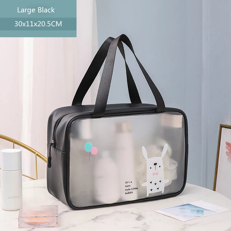 Cosmetic Large Capacity Transparent Waterproof Travel Storage Makeup Bag