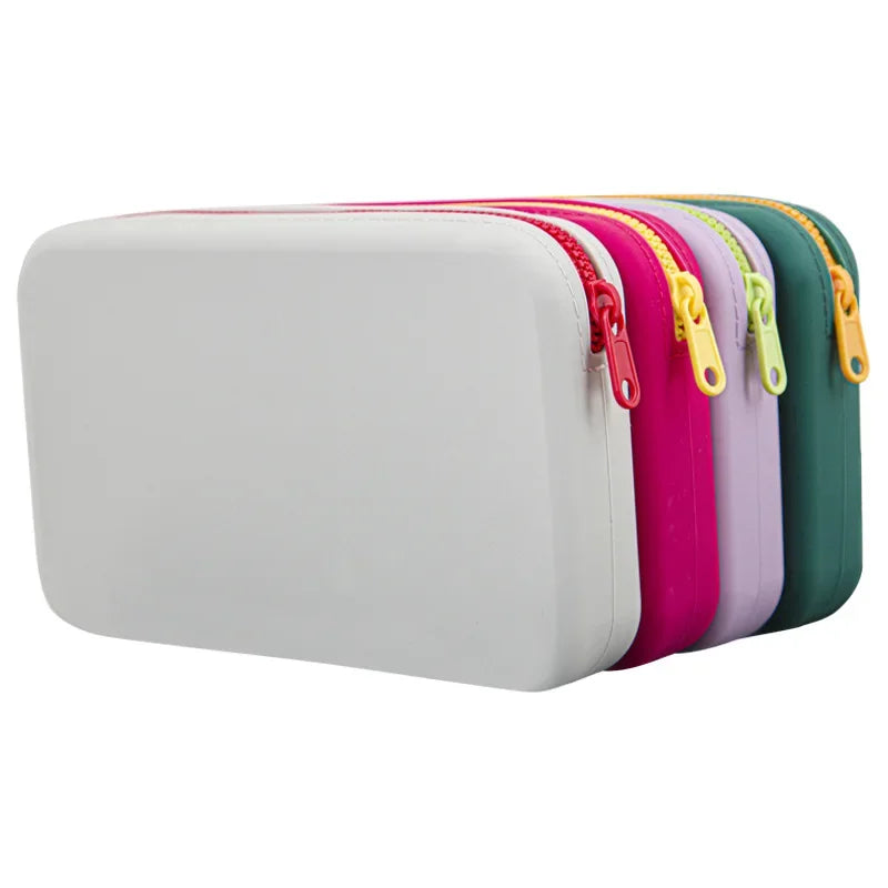 Cosmetic Silicone Portable Storage Organizer Waterproof Travel Makeup Bag