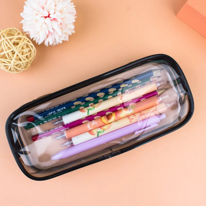 Transparent Waterproof Zip Cosmetic Makeup Bag Accessory Travel Case